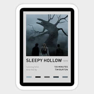 Sleepy Hollow Alternative Movie Poster Sticker